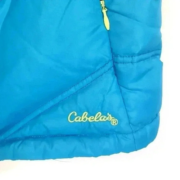 Cabela's puffer vest womens size large goose down feather filled - Picture 3 of 5